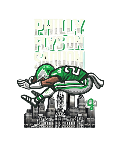 "Philly Runs On Saquon" Original Jawns Exclusive Clothing - Short Sleeve - Jawns on Fire Sneakers & Shoes