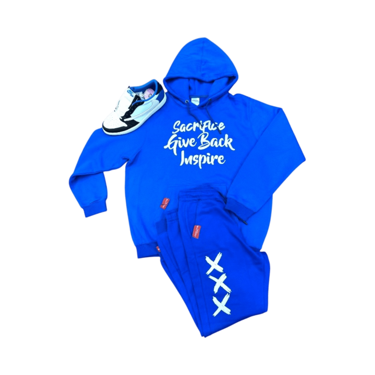 Route Thirty Classic Sweatsuit - Blue - Sweatshirt - Jawns on Fire Sneakers & Shoes