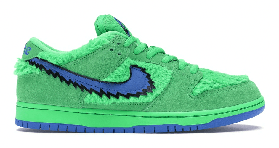 SB Dunk Low Grateful Dead Bears Green - Gently Enjoyed (Used) Men 13 - Low Sneaker - Jawns on Fire Sneakers & Shoes