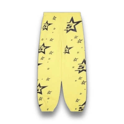 Sp5der 5Star Sweatpants - Yellow - Bottoms - Jawns on Fire Sneakers & Shoes