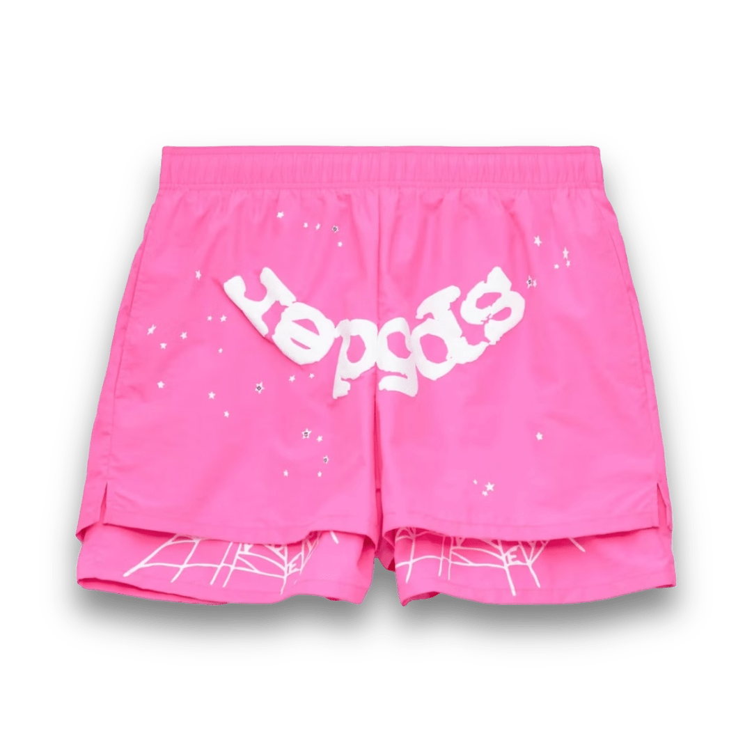 Sp5der Double Layer Short - Pink - Shorts - Jawns on Fire Sneakers & Shoes