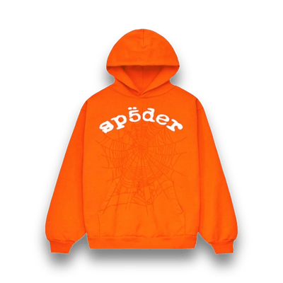 Sp5der Legacy Hoodie - Orange - Hoodie - Jawns on Fire Sneakers & Shoes