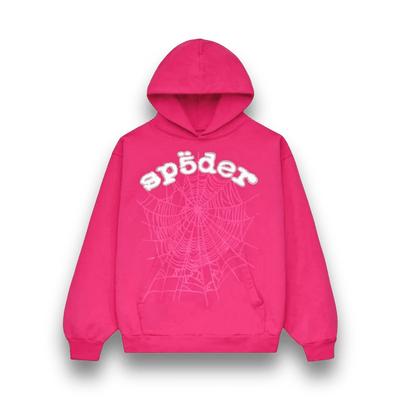 Sp5der Legacy Hoodie - Pink - Hoodie - Jawns on Fire Sneakers & Shoes