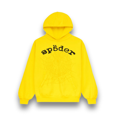 Sp5der Legacy Hoodie - Yellow - Hoodie - Jawns on Fire Sneakers & Shoes