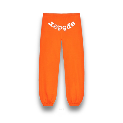 Sp5der Legacy Sweatpants - Orange - Bottoms - Jawns on Fire Sneakers & Shoes