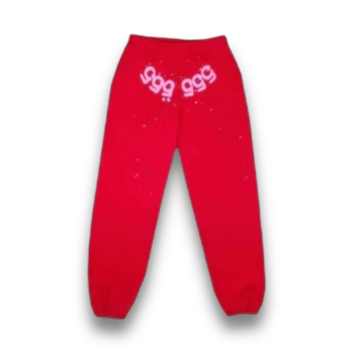 Sp5der Worldwide Red Angel Number 555 Sweatpants Red - Bottoms - Jawns on Fire Sneakers & Shoes