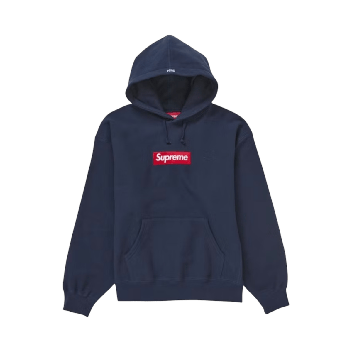 Supreme Box Logo Hoodie - Navy - Hoodie - Jawns on Fire Sneakers & Shoes