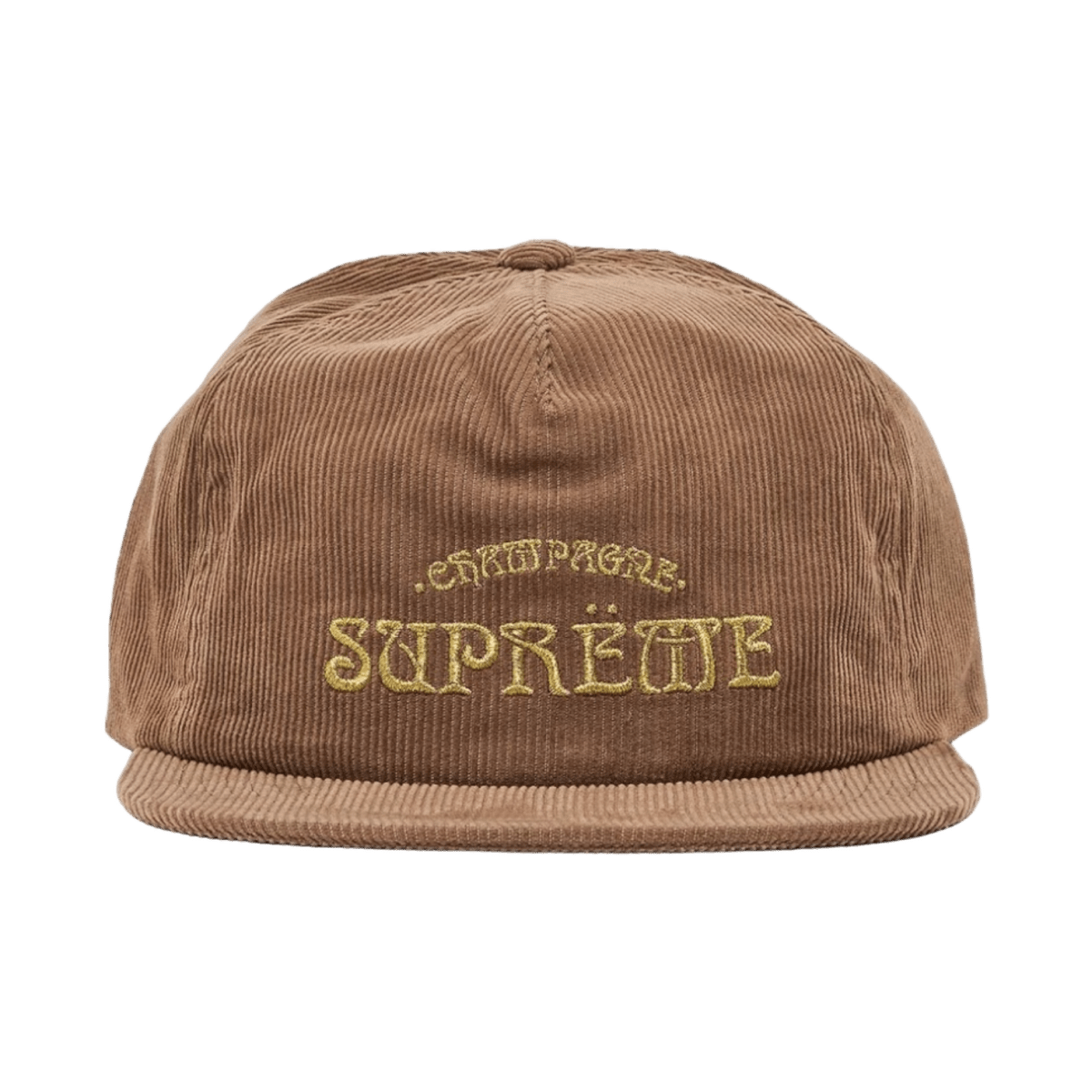 Supreme Champagne Corduroy 5 - Panel 'Brown' - Headwear - Jawns on Fire Sneakers & Shoes