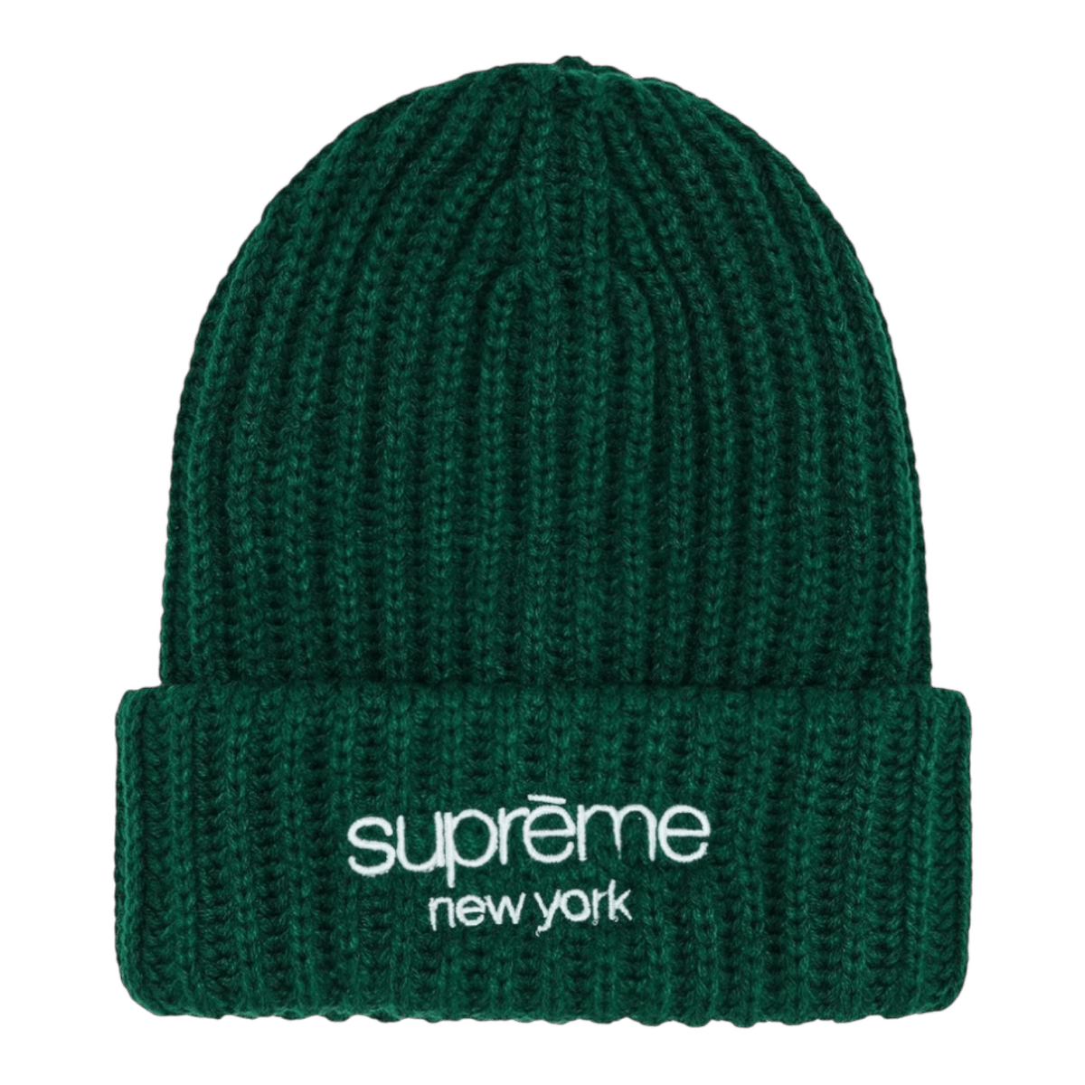 Supreme Classic Logo Chunky Ribbed Beanie - Headwear - Jawns on Fire Sneakers & Shoes