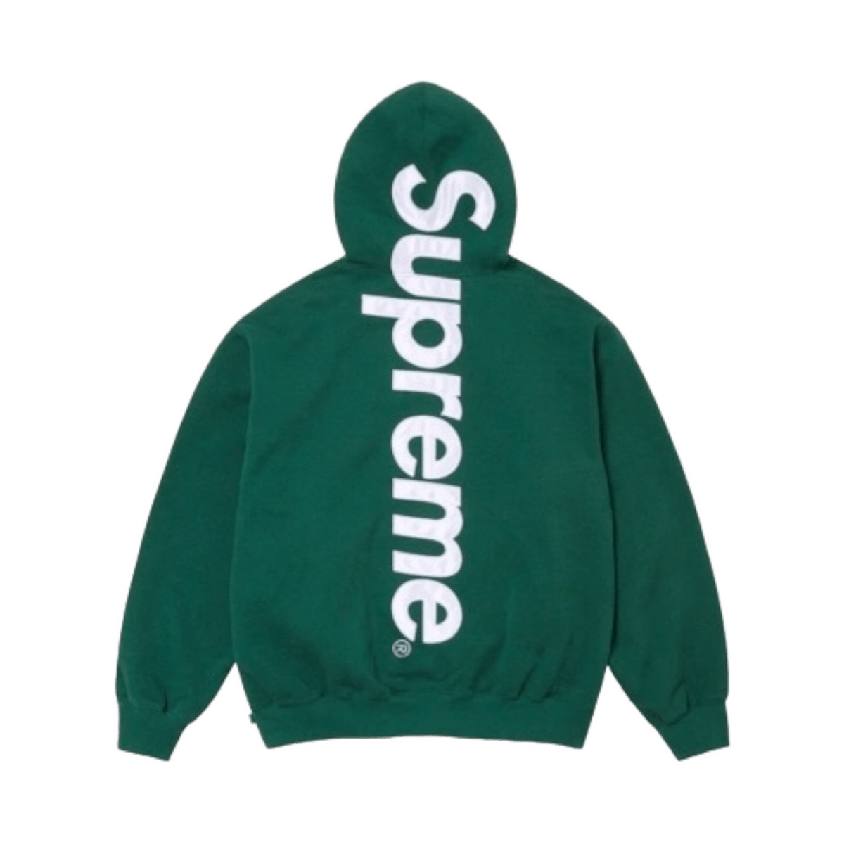 Supreme Satin Applique Sweatshirt - Green - Hoodie - Jawns on Fire Sneakers & Shoes