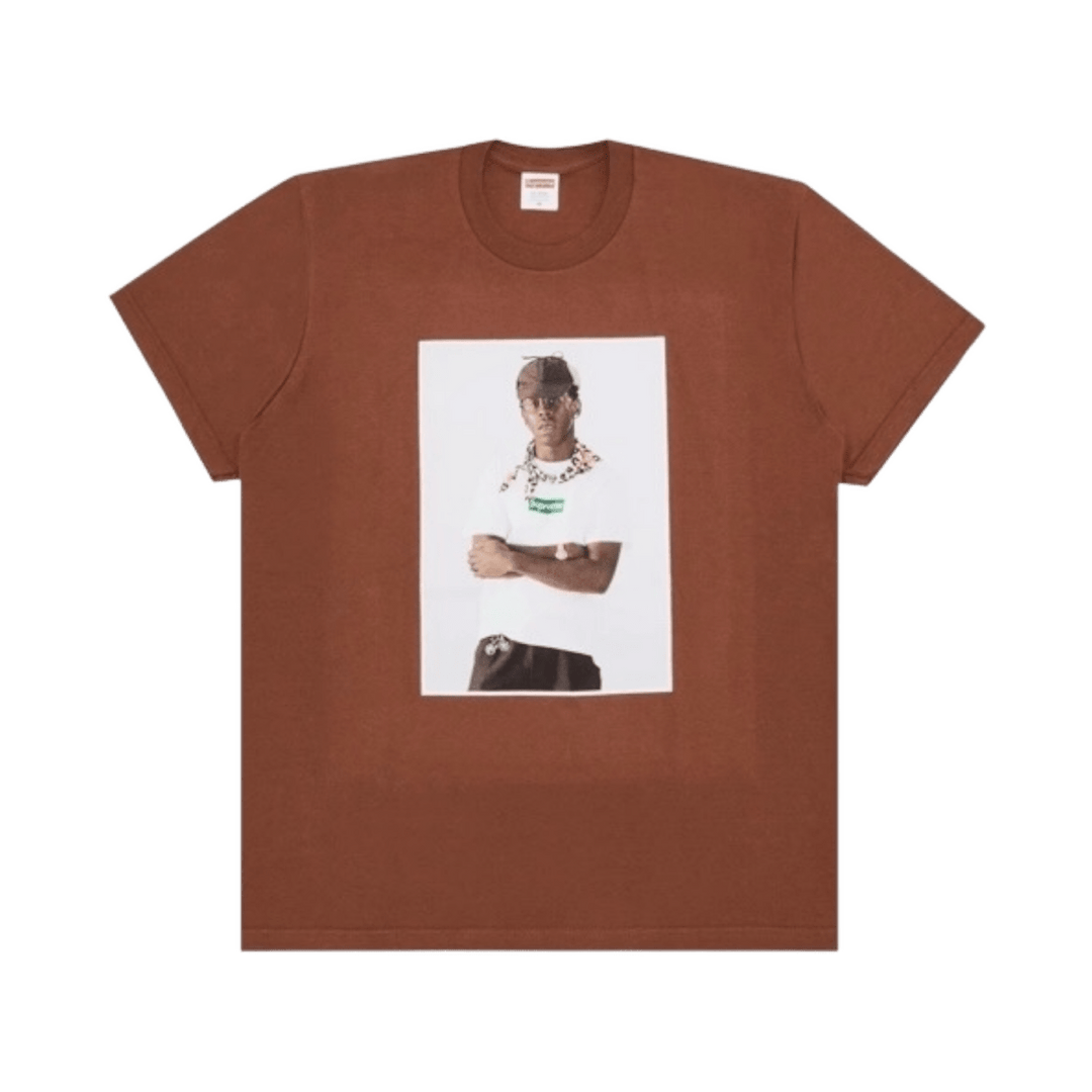 Supreme Supreme Tyler The Creator Tee Brown T Shirt Jawns on Fire