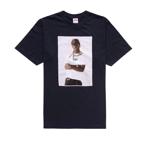 Supreme Tyler The Creator Tee - Navy Blue - T-Shirt - Jawns on Fire Sneakers & Shoes