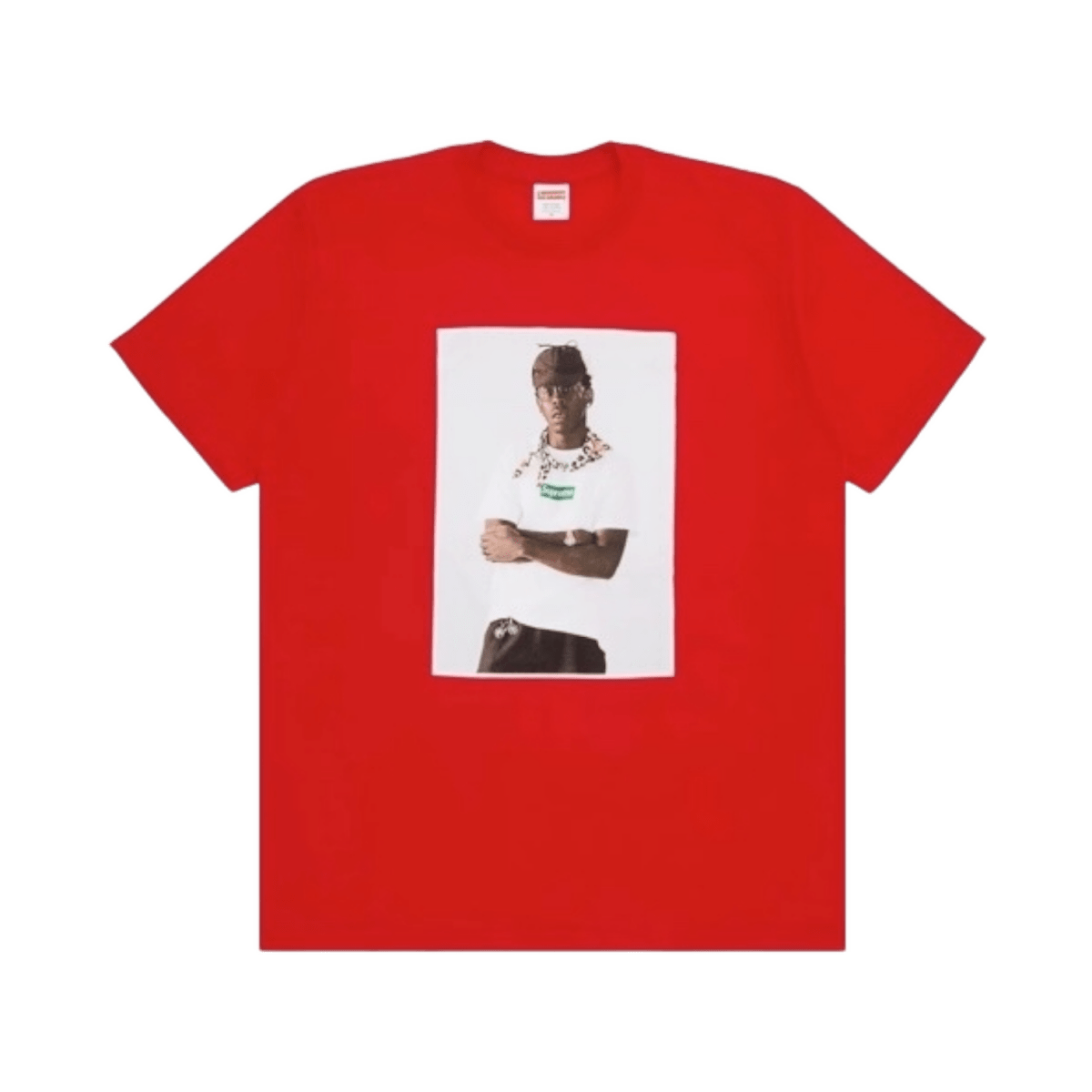 Supreme Tyler The Creator Tee - Red - T-Shirt - Jawns on Fire Sneakers & Shoes