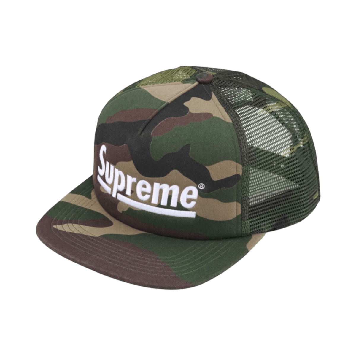 Supreme Underline Mesh Back 5 - Panel Hat - Camo - Headwear - Jawns on Fire Sneakers & Shoes