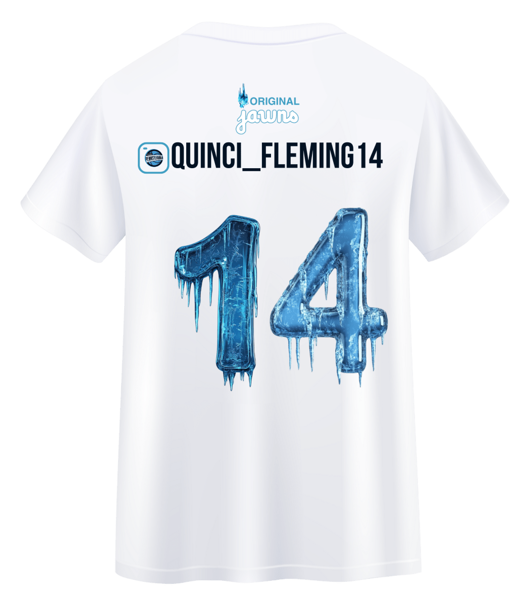 Team PA Winter Series Player Shirt or Hoodie - Quinci Fleming - Jawns on Fire Sneakers & Shoes