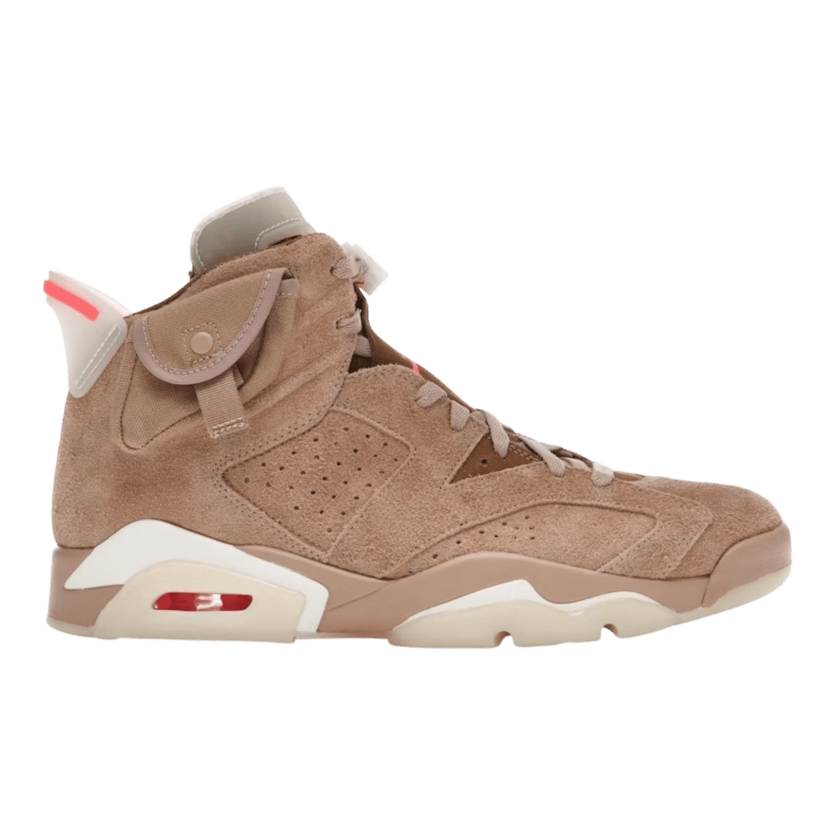 Travis Scott x Air Jordan 6 Retro 'British Khaki' - High Sneaker - Jawns on Fire Sneakers & Shoes