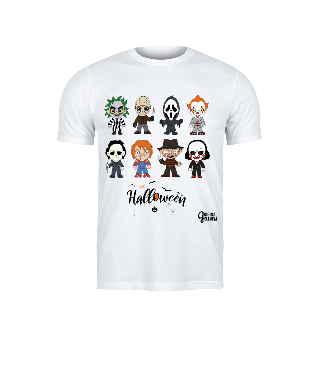 Unisex Custom 'Spooky Jawn' Jawns T-Shirt - Gildan Heavy Cotton| Casual Crewneck Tee | Men's & Women's Must - Have Graphic Top Shortsleeve Menswear - Short Sleeve - Jawns on Fire Sneakers & Shoes