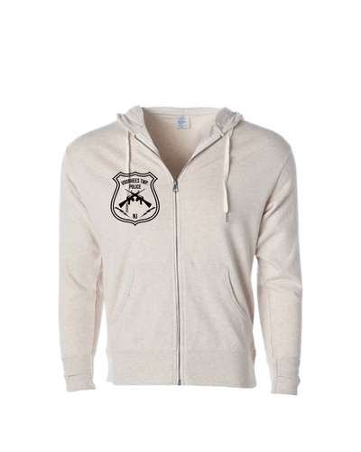 Voorhees Police Dept - French Terry Zip Up Hoodie - Unisex - Hoodie - Jawns on Fire Sneakers & Shoes