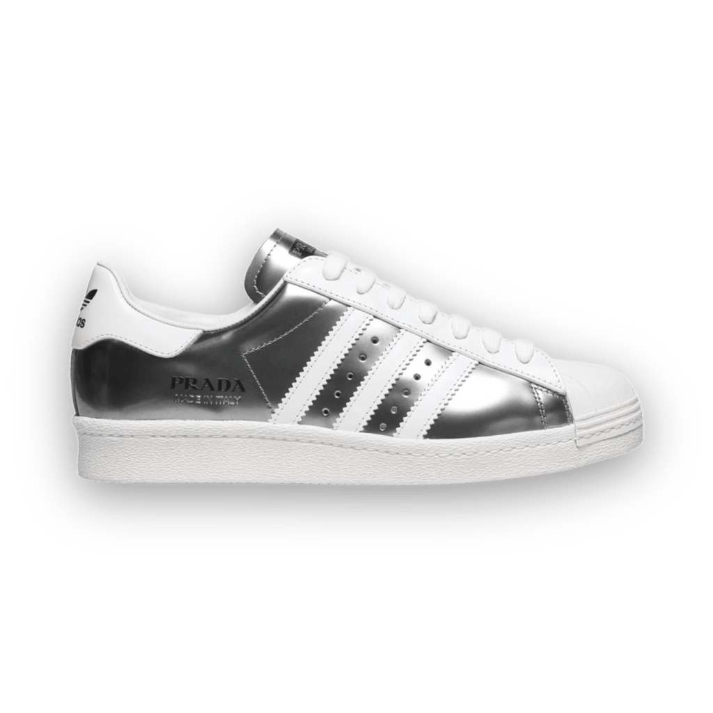 Adidas superstar silver met deals