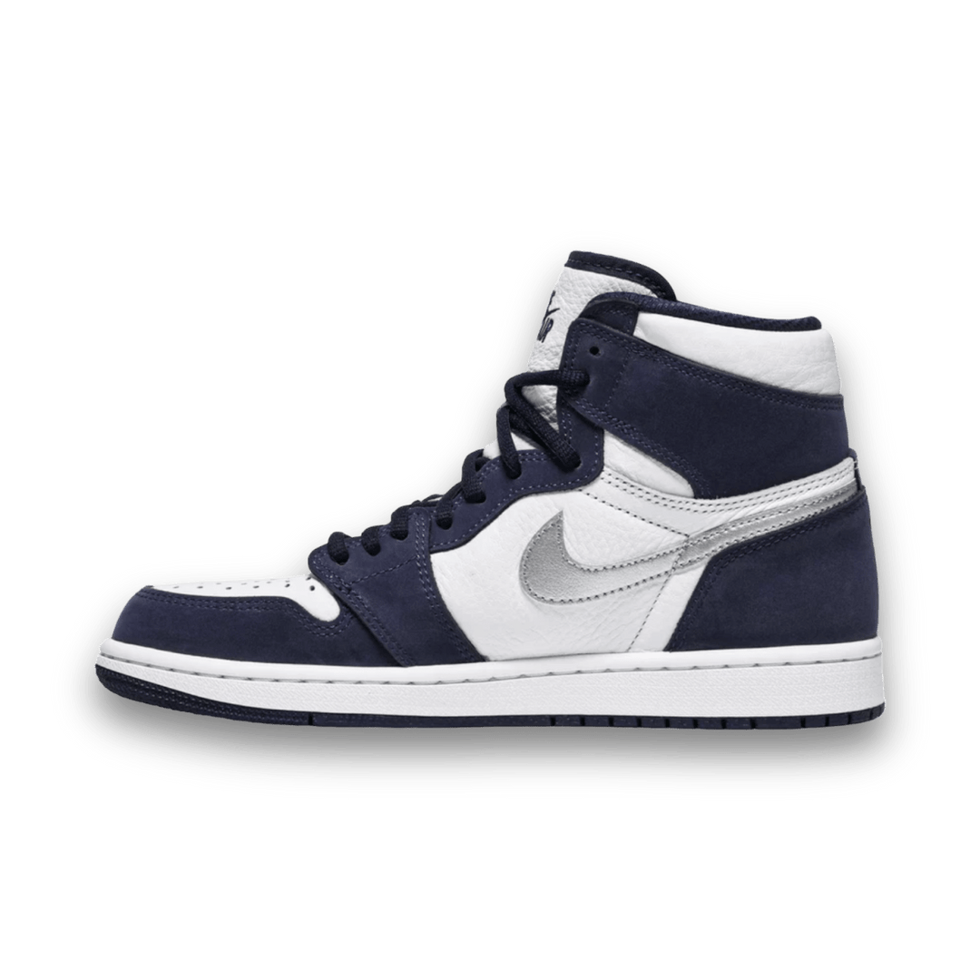 Jordan Laces for Lions Air Jordan 1 Retro High Midnight Navy High Sneaker Jawns on Fire