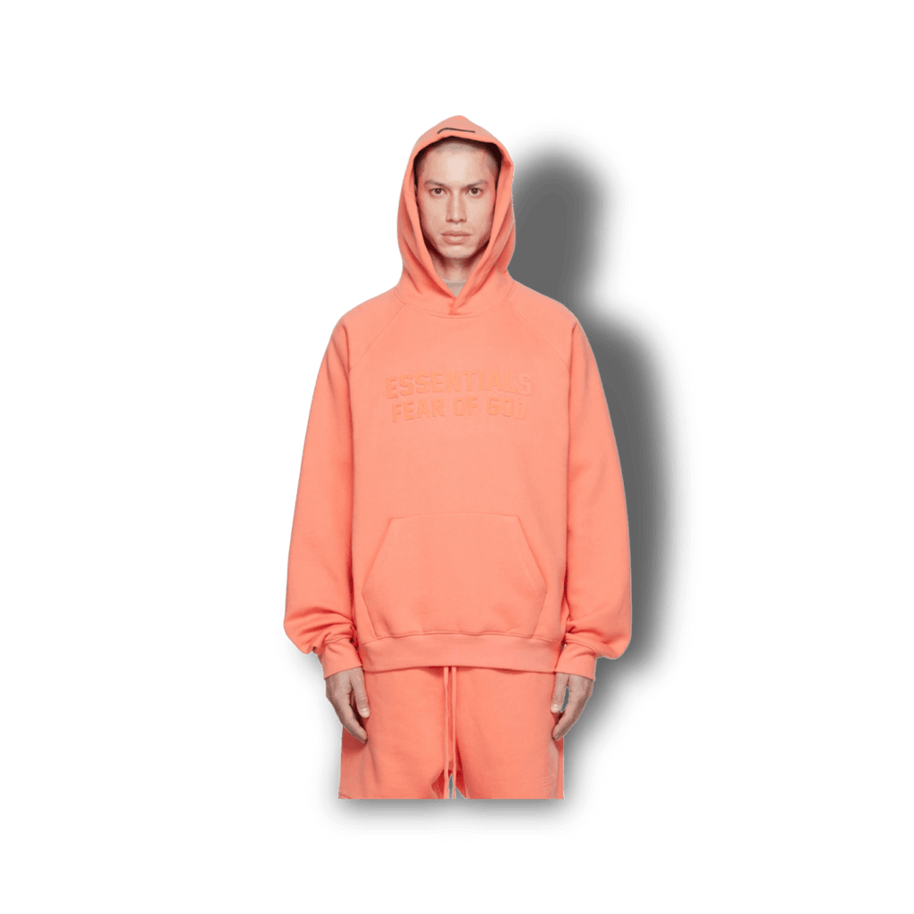 Essentials Fear of God Pink Hoodie