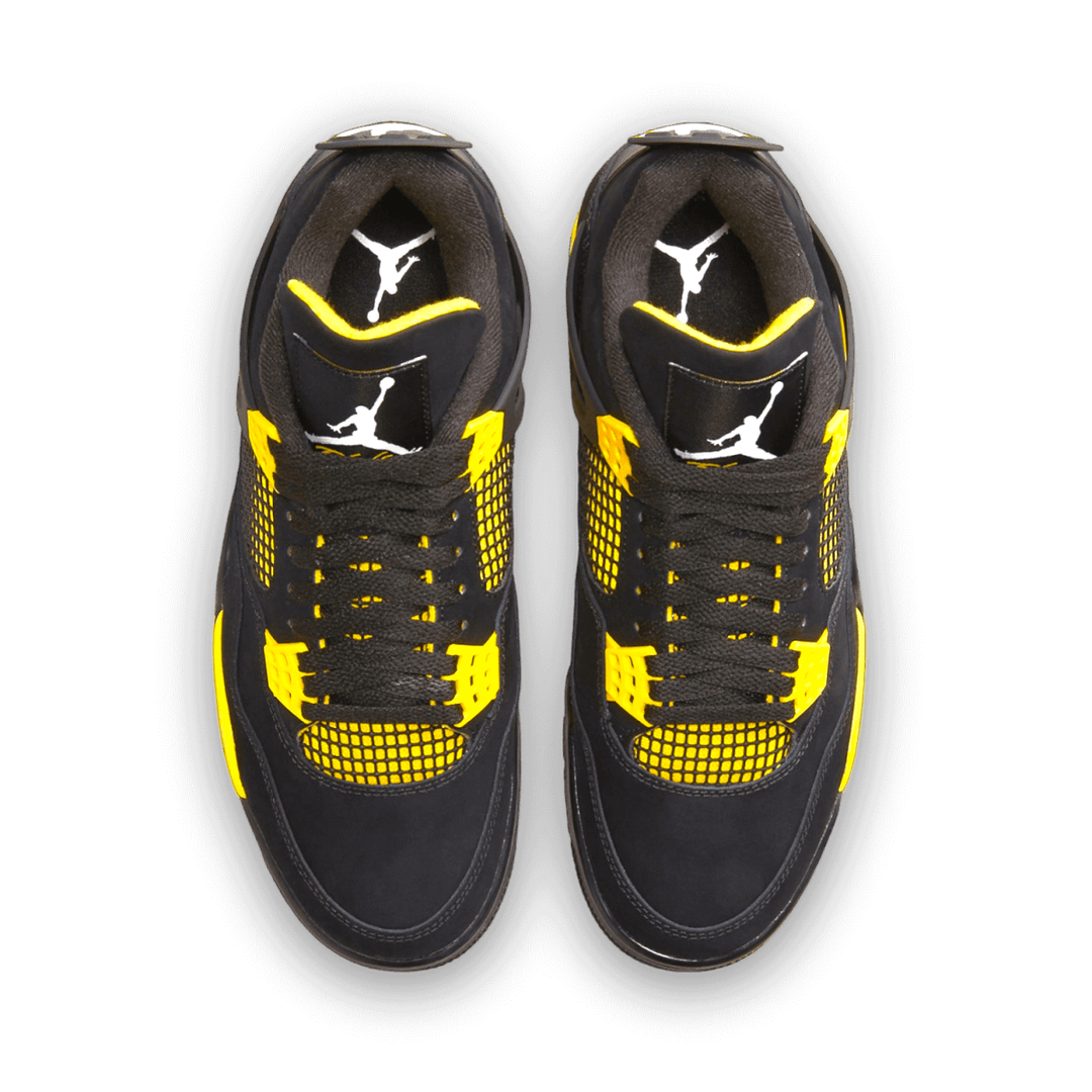 Jordan 4 retro shops black and yellow