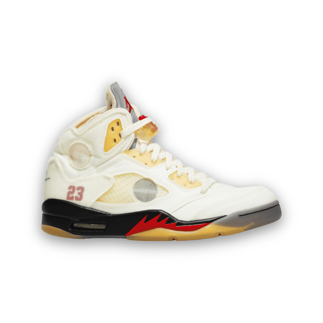 Off white outlet x Jordan 5 Sail Sz 12