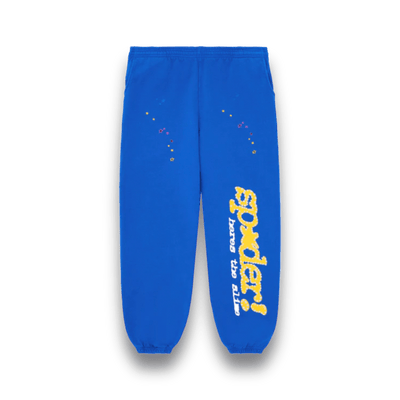 Sp5der OG Sweat Pants 'Blue' - Bottoms - Jawns on Fire Sneakers & Shoes