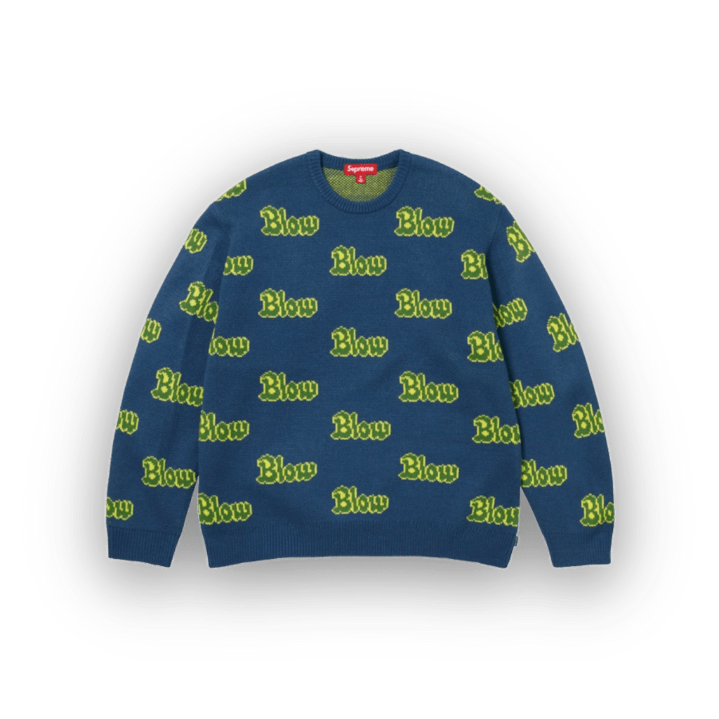 Supreme - Supreme Blow Sweater 'Acrylic' - Jawns on Fire - sneakers