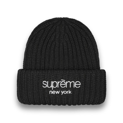 Supreme Classic Logo Chunky Ribbed Beanie - Headwear - Jawns on Fire Sneakers & Shoes