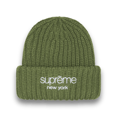 Supreme Classic Logo Chunky Ribbed Beanie - Headwear - Jawns on Fire Sneakers & Shoes