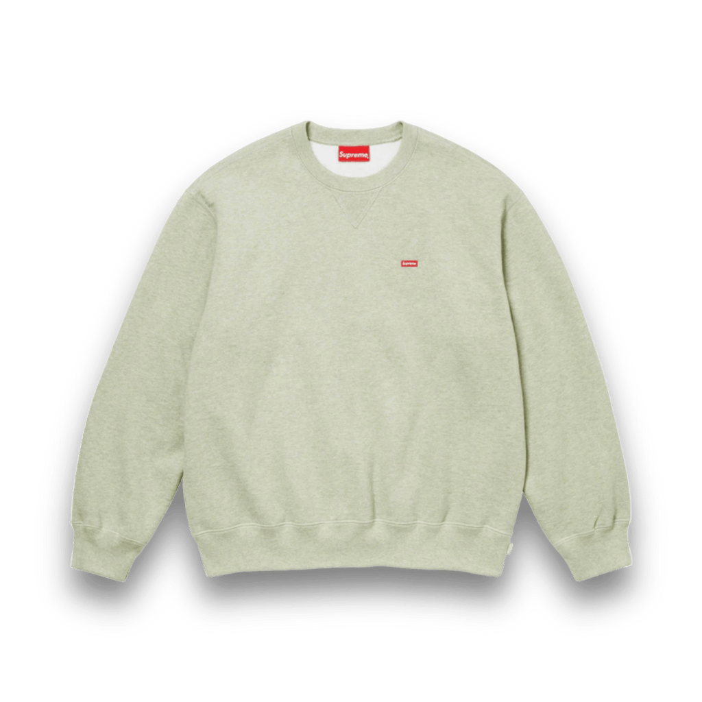 Supreme Small Box Crewneck - Heather Mint - Jawns on Fire