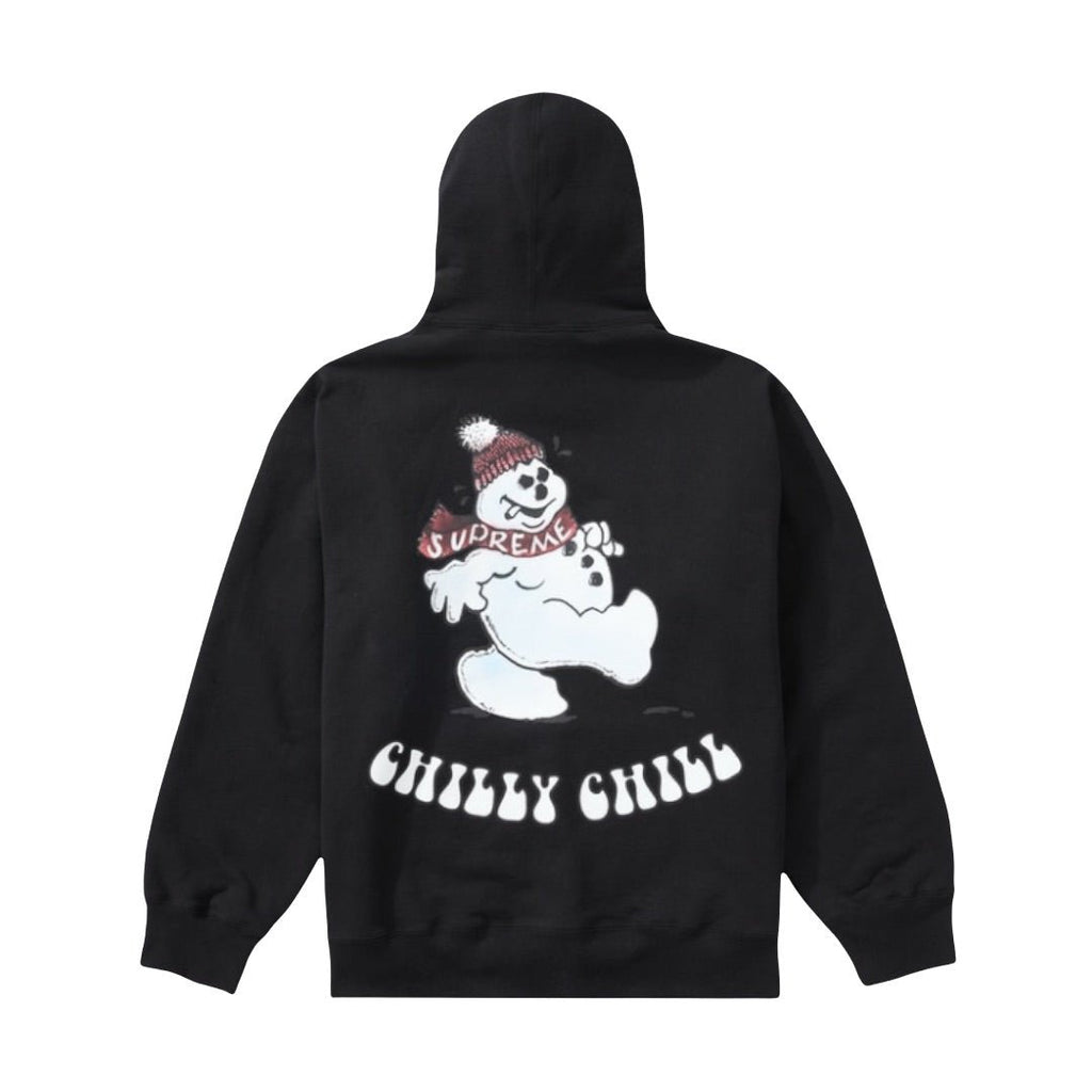 Supreme Snowman Hooded Sweatshirt Black - Jawns on Fire